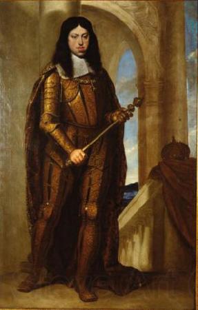 Guido Cagnacci Kaiser Leopold I. (1640-1705) im Kronungsharnisch Norge oil painting art